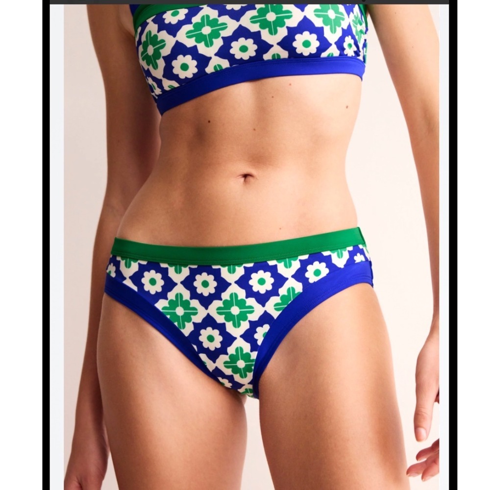 Boden Santorini Bikini Bottom Size 10 Beach resortwear travel swim luxury